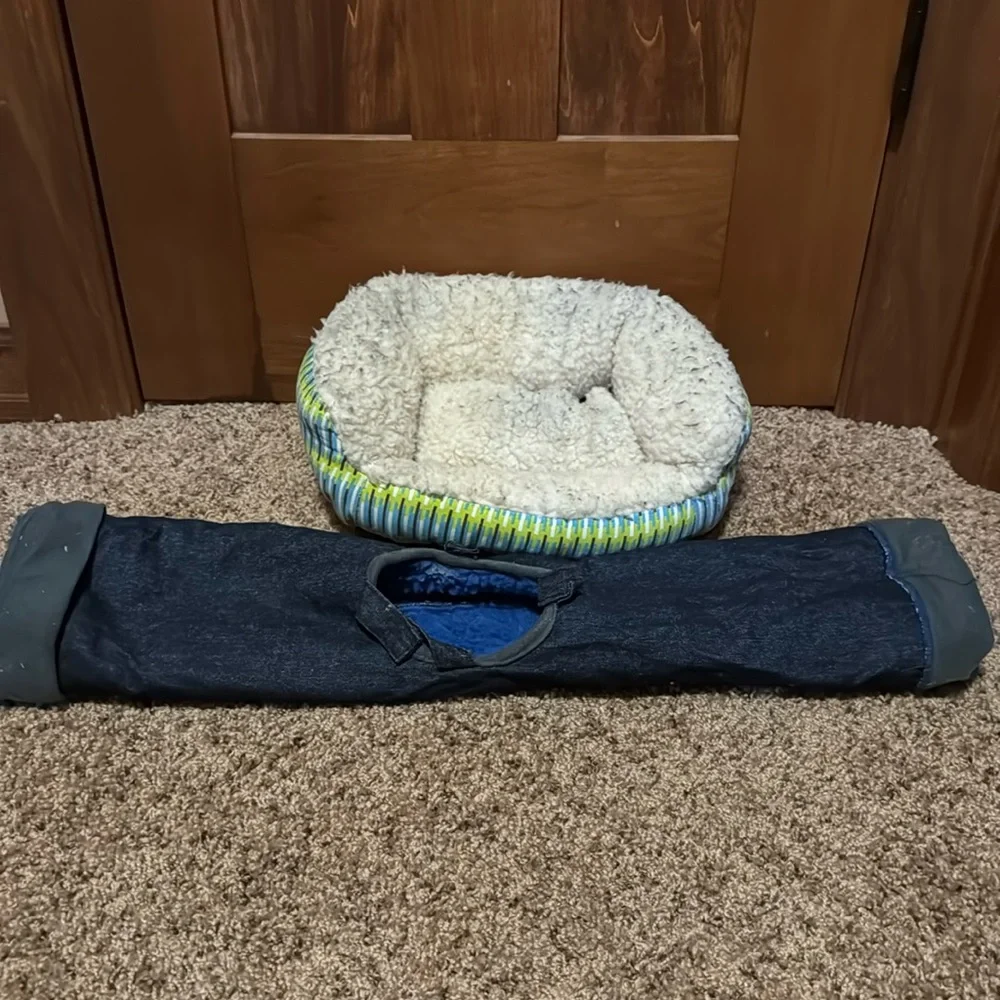 Small animal couch and soft play tube.